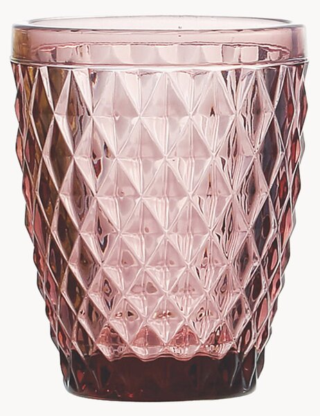 Set di 3 bicchieri in vetro Diamond