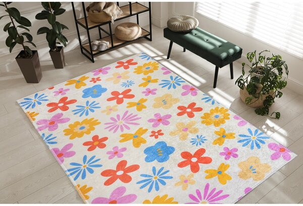 Tappeto per bambini lavabile 60x100 cm Joyfull Garden – Vitaus