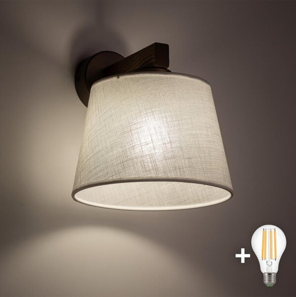 BRILAGI - applique LED LATTE 1xE27/15W/230V pino/bianco