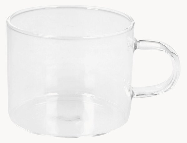Set di 6 tazze in vetro borosilicato Lyra