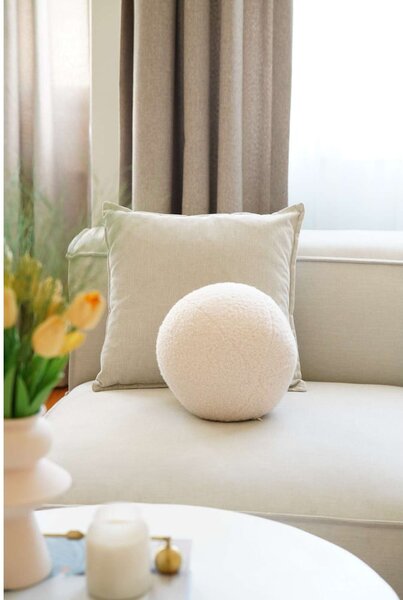 Cuscino decorativo in bouclé ø 20 cm Top – Mioli Decor