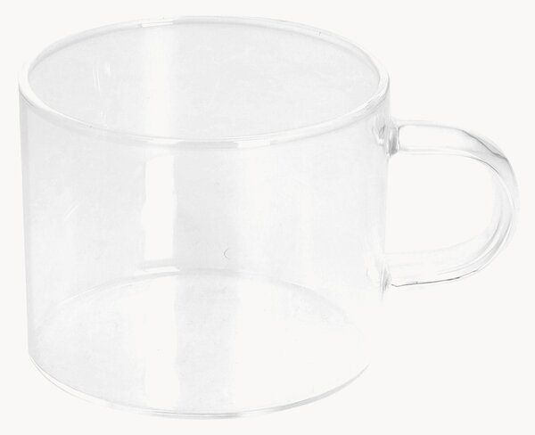 Set di 6 tazzine da caffè in vetro borosilicato Lyra