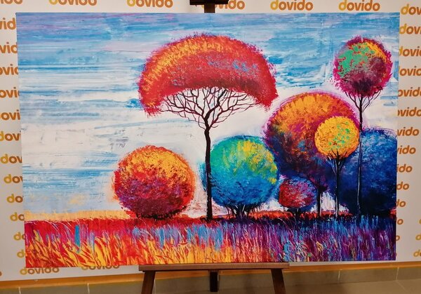 Stampa su tela – Bosco autunnale