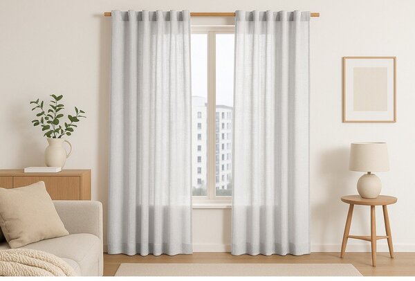 Tenda bianca 140x270 cm Valeta – Restilo