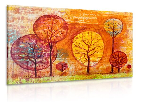 Stampa su tela – Alberi nei colori dell'autunno