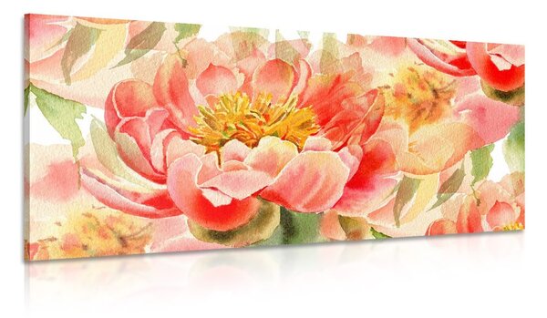 Stampa su tela – Peonie rosse