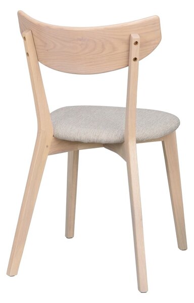 Sedia da pranzo in colore beige-naturale Ami - Rowico