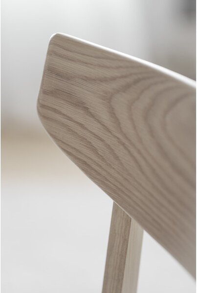 Sedia da pranzo in colore beige-naturale Ami - Rowico