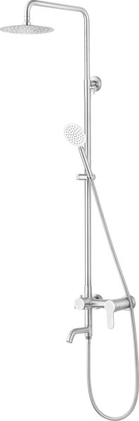 Colonna doccia in acciaio inox con set doccia STEELY 3