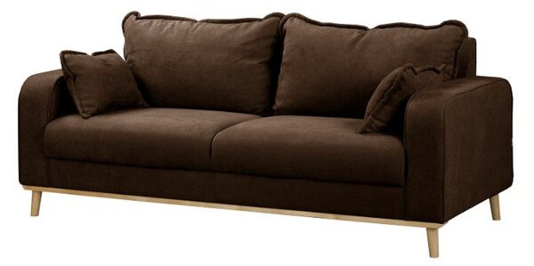 Divano marrone scuro 193 cm Beata - Ropez