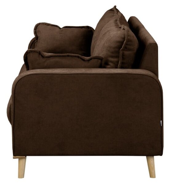 Divano marrone scuro 193 cm Beata - Ropez