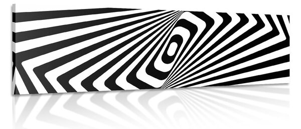 Stampa su tela – Illusione in bianco e nero