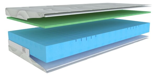 Materasso bifacciale in schiuma dura/extra dura 80x200 cm Polargel Superior - Materasso