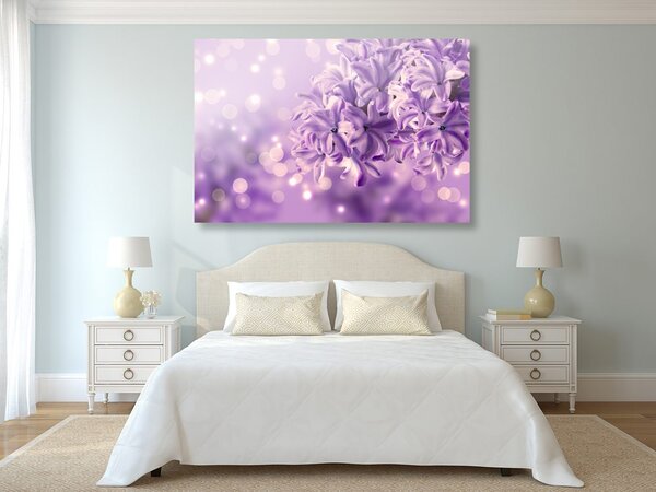 Quadro su tela – Fiore di lillà viola