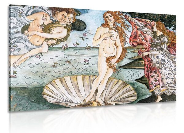 Quadro su tela – Riproduzione Nascita di Venere - Sandro Botticelli