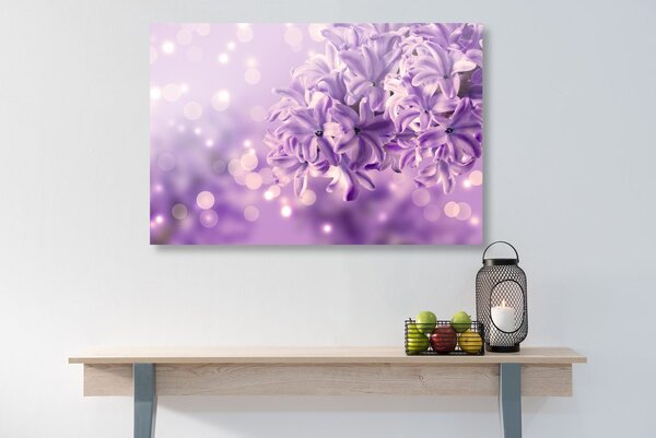 Quadro su tela – Fiore di lillà viola