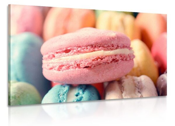 Quadro su tela – Macaron colorati
