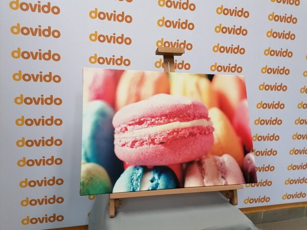 Quadro su tela – Macaron colorati
