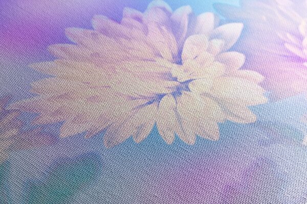Stampa su tela – Fiore di crisantemo