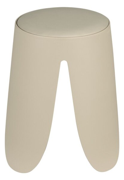 Sgabello beige in plastica impilabile Comiso – Wenko