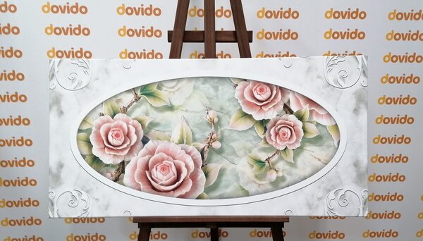 Stampa su tela – Rose di pietra