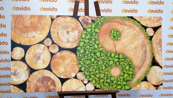 Stampa su tela – Yin e Yang in eco design