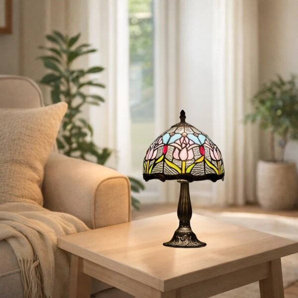 Brilagi - Lampada da tavolo in stile Tiffany LORAS 1xE14/40W/230V
