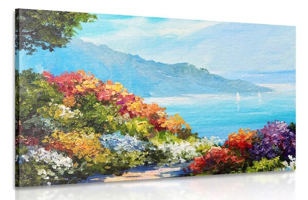 Quadro su tela – Vista sul mare