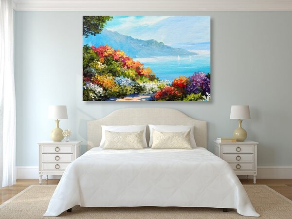 Quadro su tela – Vista sul mare