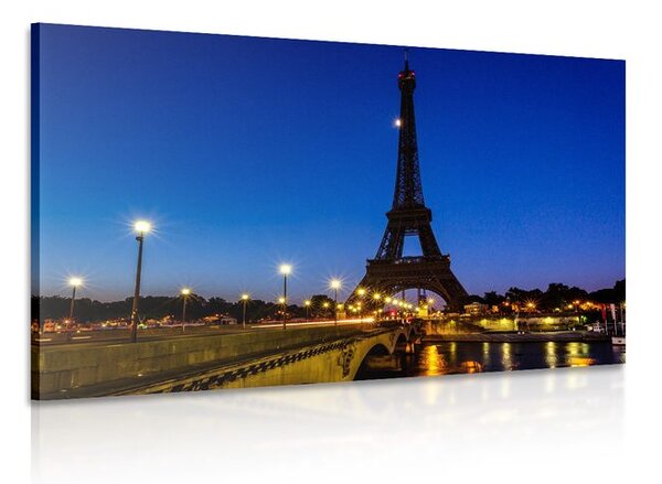 Quadro su tela – Torre Eiffel di notte