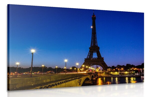 Quadro su tela – Torre Eiffel di notte