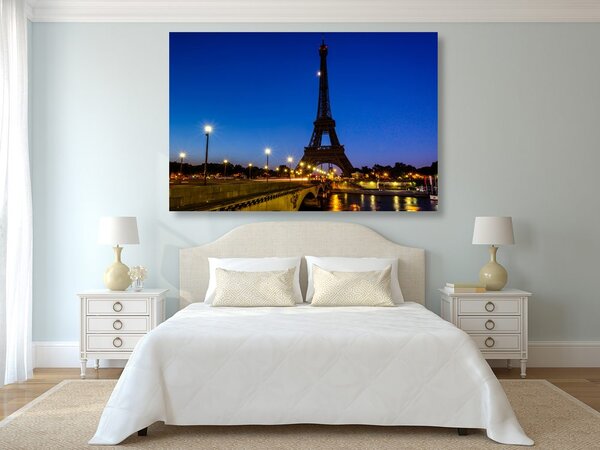 Quadro su tela – Torre Eiffel di notte
