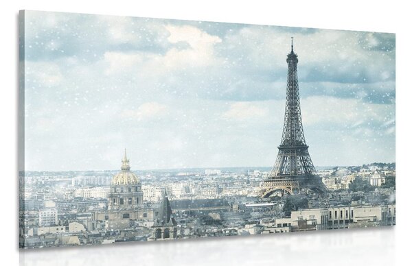 Quadro su tela – Parigi in inverno