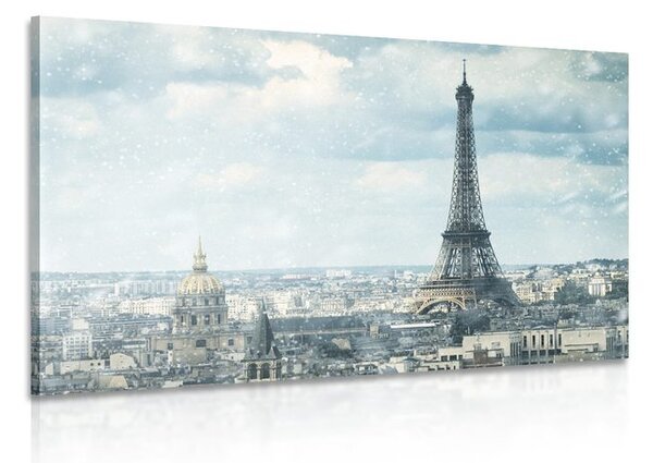 Quadro su tela – Parigi in inverno