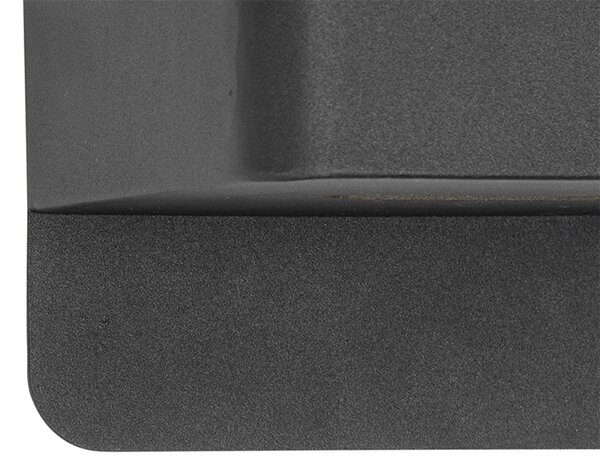 Applique moderna nera con LED incluso, USB e interruttore - Ted