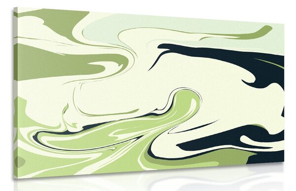 Quadro su tela – Motivo astratto verde