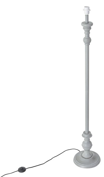 Lampada da terra classica grigia senza paralume - Classico