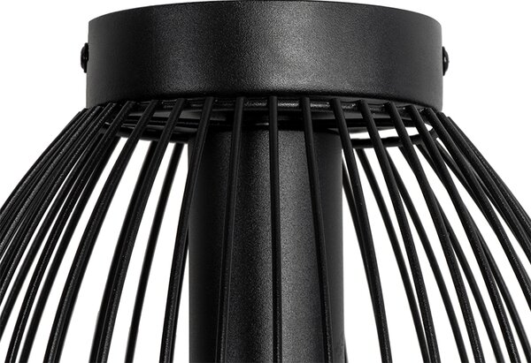 Plafoniera di design nera 20 cm - Pua