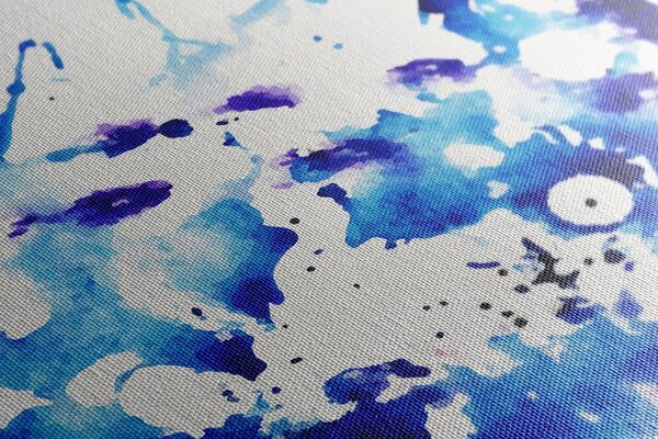 Stampa su tela – Astratto artistico blu