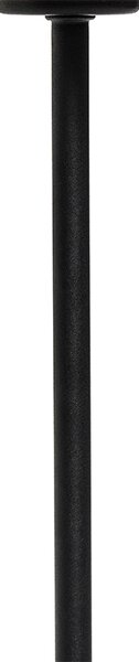 Lampada da tavolo moderna con paralume in tessuto nero con oro - VT 1
