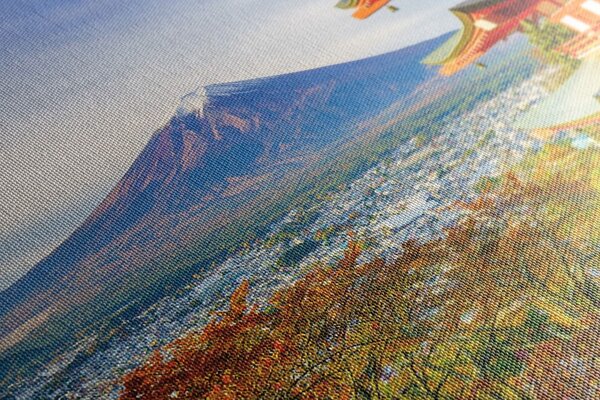 Stampa su tela – Vista sulla Pagoda Chureito e sul Monte Fuji