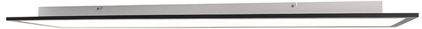 Plafoniera moderna nera 120 cm incl LED dimmerabile da caldo a freddo - Liv