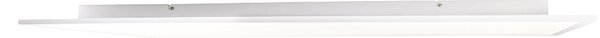 Plafoniera in acciaio 120 cm incl. LED con telecomando - Liv