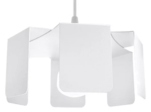 Lampada a sospensione TULIP bianco 1xE27 15W acciaio 110x24x24cm Sollux Lighting
