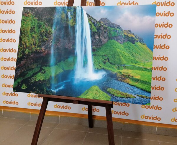Quadro su tela – Cascata in Islanda