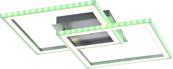 Lampada da soffitto a LED, dimmerabile, telecomando, L 44,5 cm