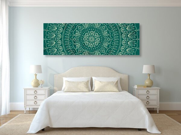 Quadro su tela – Mandala disegnata a mano