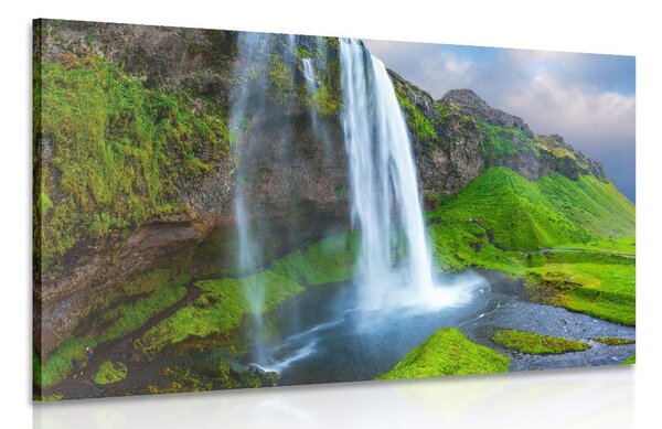 Quadro su tela – Cascata in Islanda