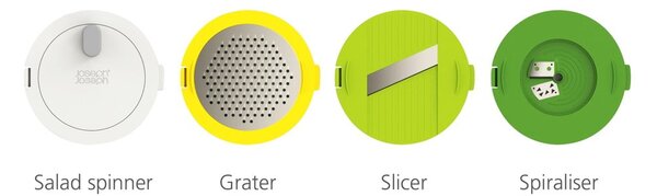 Kit per insalata in plastica 4 pz ø 24 cm Multi-Prep – Joseph Joseph