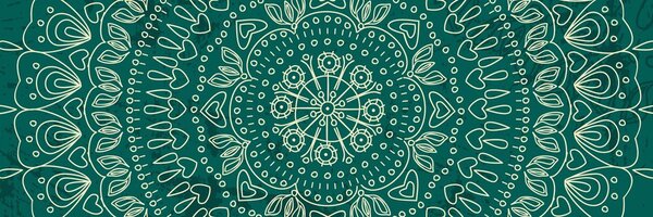 Quadro su tela – Mandala disegnata a mano
